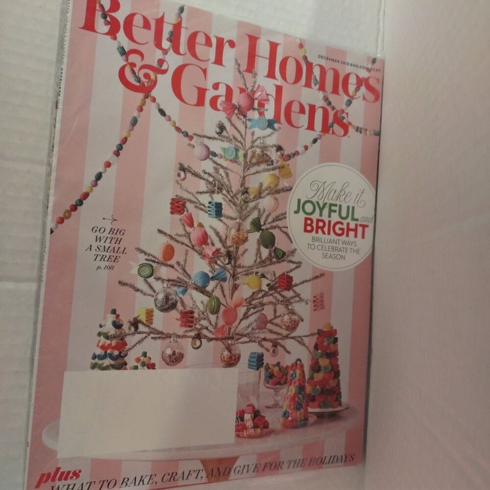 Better Homes & Gardens December 2015 Issue Holiday Edition With Craft & Baking